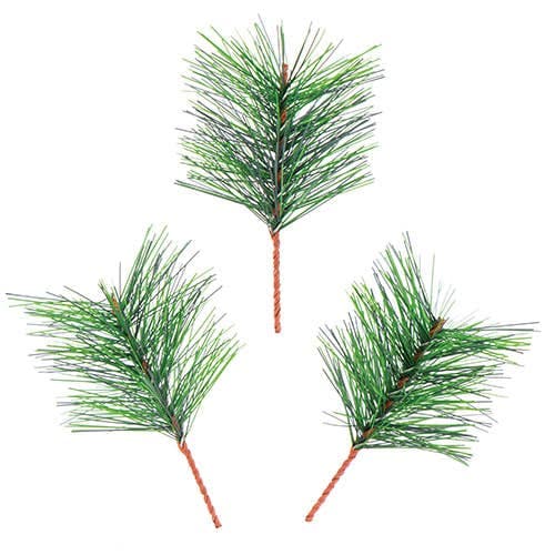 Artificial Pine Branches (Pack of 20) Natural Craft Materials