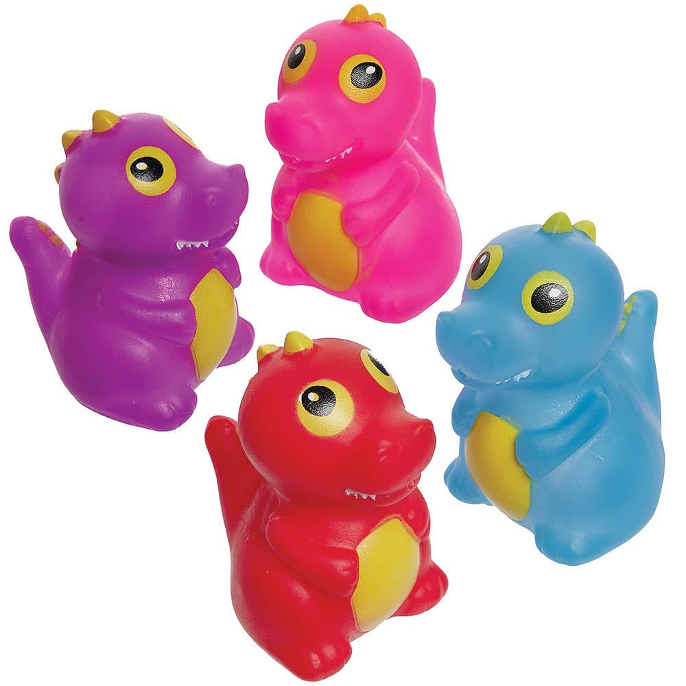 Dinosaur Water Squirters (Pack of 4) 4 assorted colours