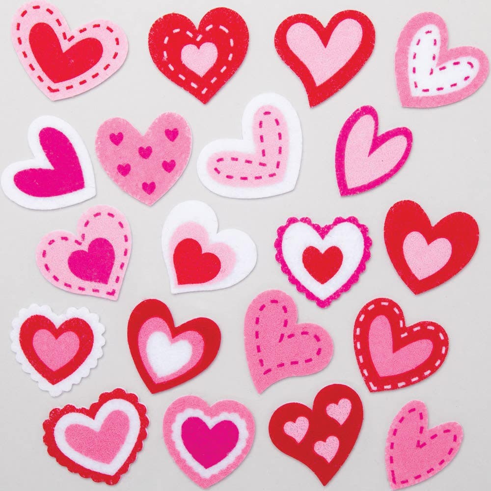Heart Felt Stickers (Pack of 100) Stickers