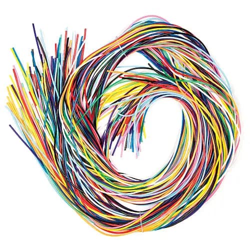 Scoubidou Strings (Pack of 100) Cord Length 100cm, Jewellery, Assorted Colours, shiny PVC, Bracelet Making & More