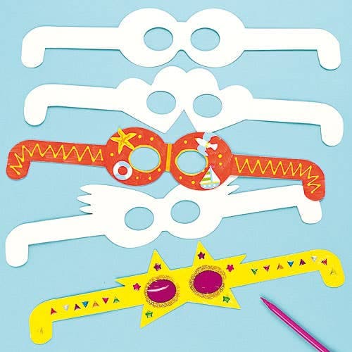 Glasses Card Blanks (Pack of 12) Craft Blanks & Bases