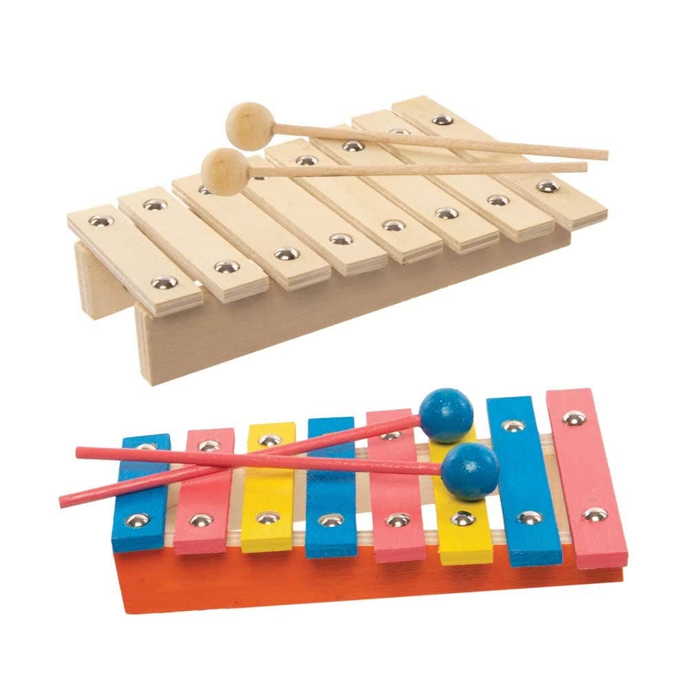 Design Your Own Wooden Xylophones (Pack of 2) Decoration Craft Kits