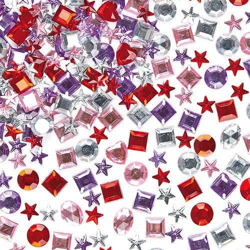 Self-Adhesive Acrylic Jewels (Pack of 200) Craft Embellishments