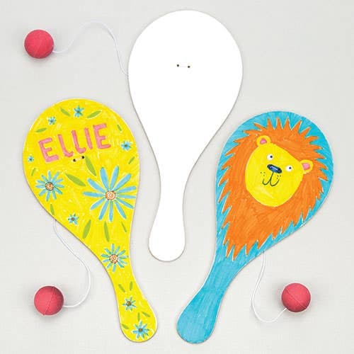 Design a Paddle Ball (Pack of 6) Decoration Craft Kits