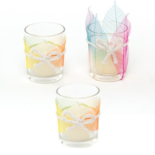 Glass Votive Candle Holders (Box of 6) Craft Kits For Kids