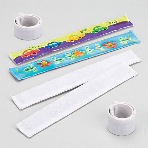 Fabric Snap-on Bracelets (Pack of 5) Jewellery