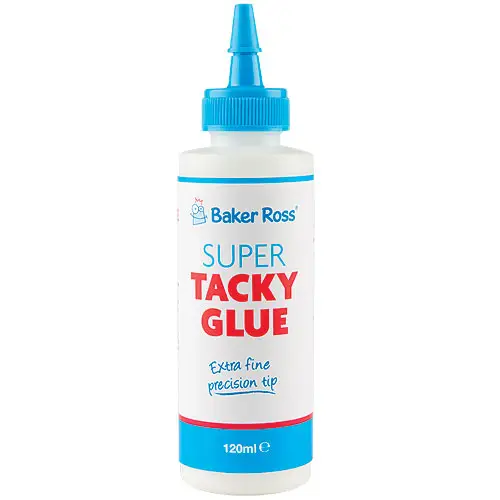 Super Tacky Glue 120ml (Each) Glues & Adhesives, Clear Finish Once Dry, Precision Nozzle, Washable