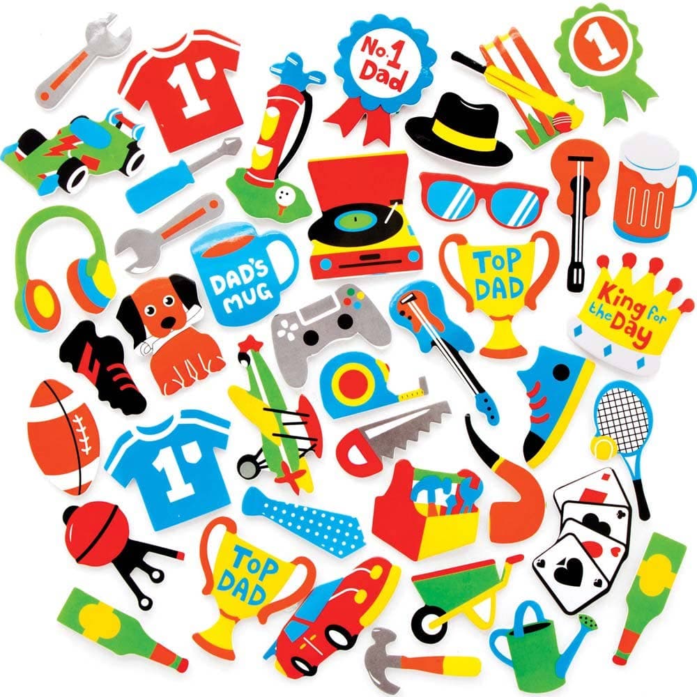 Father's Day Foam Stickers (Pack of 200) Stickers