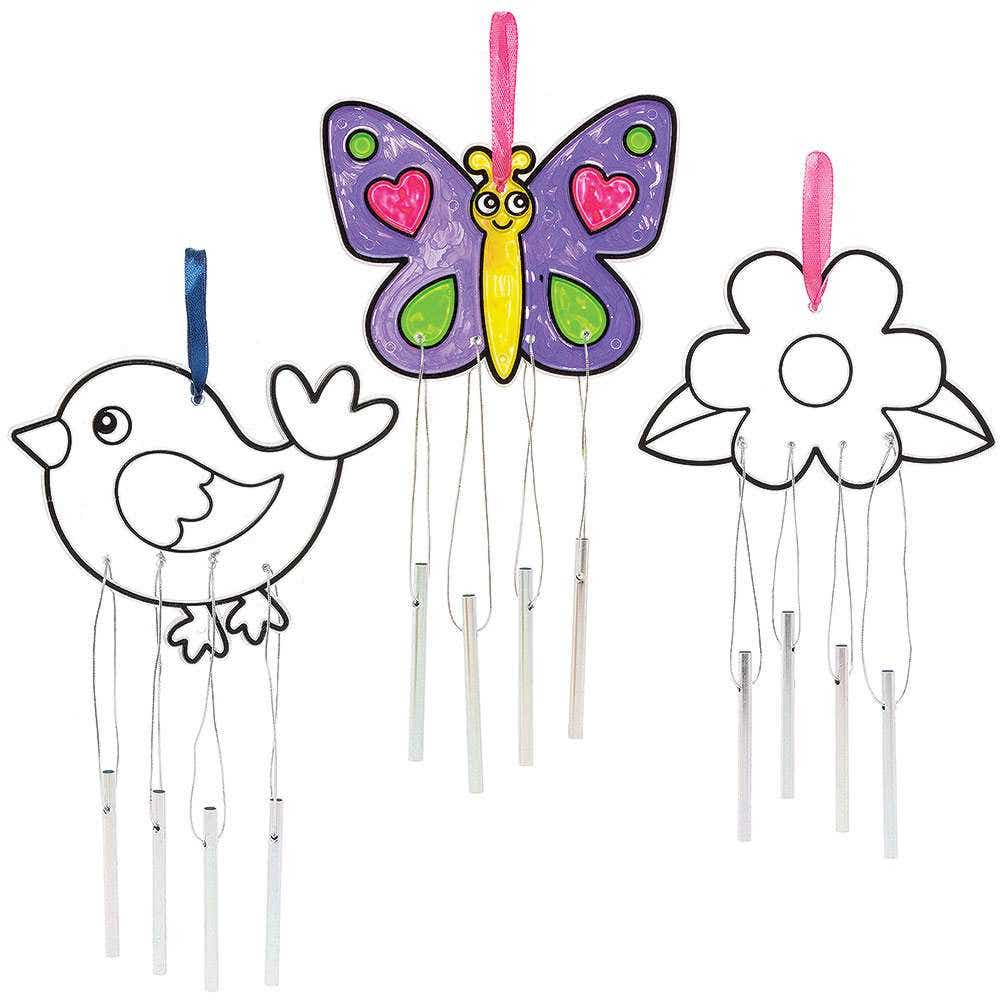Suncatcher Windchimes (Pack of 4) Nature Craft Kits