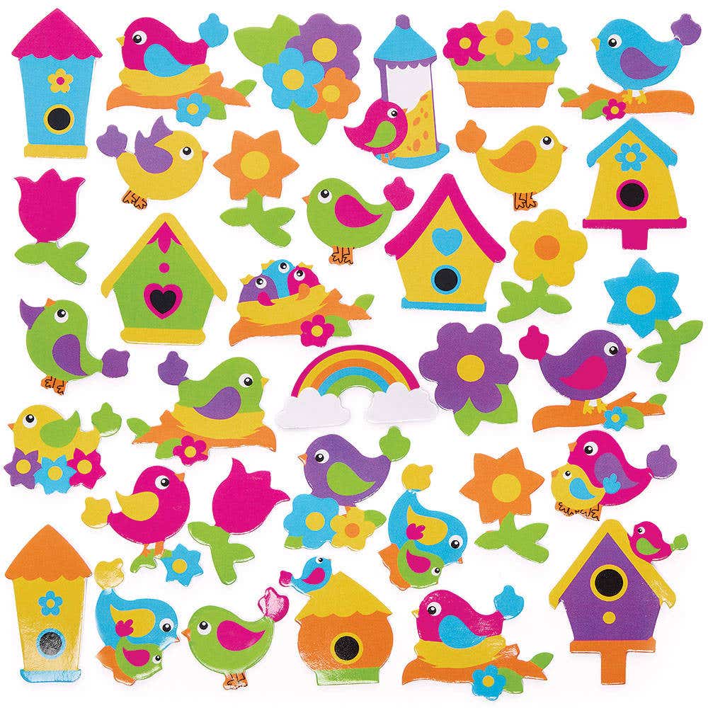 Bird Foam Stickers Value Pack (Pack of 200) Stickers