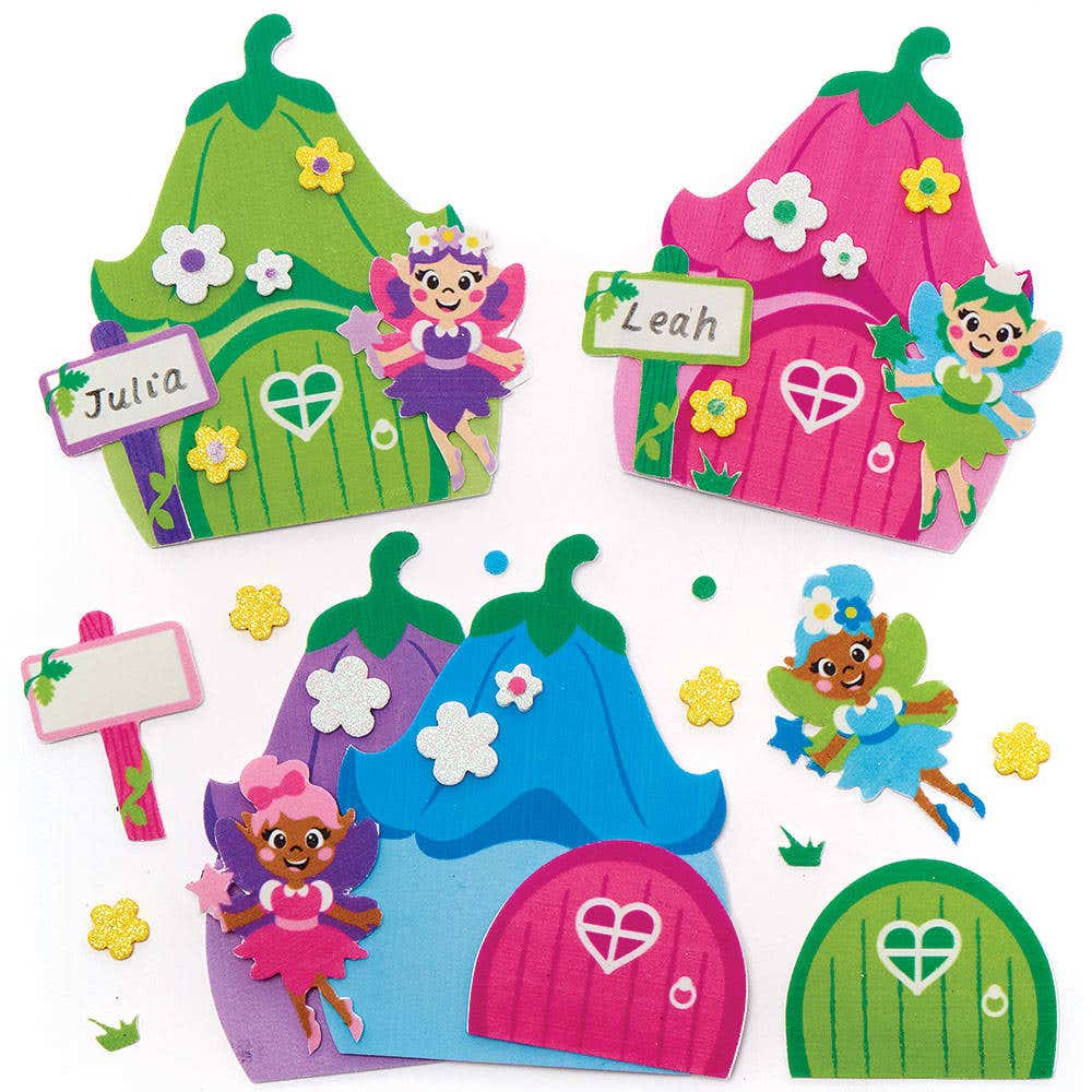Magical Fairy Door Kits (Pack of 4) Decoration Craft Kits