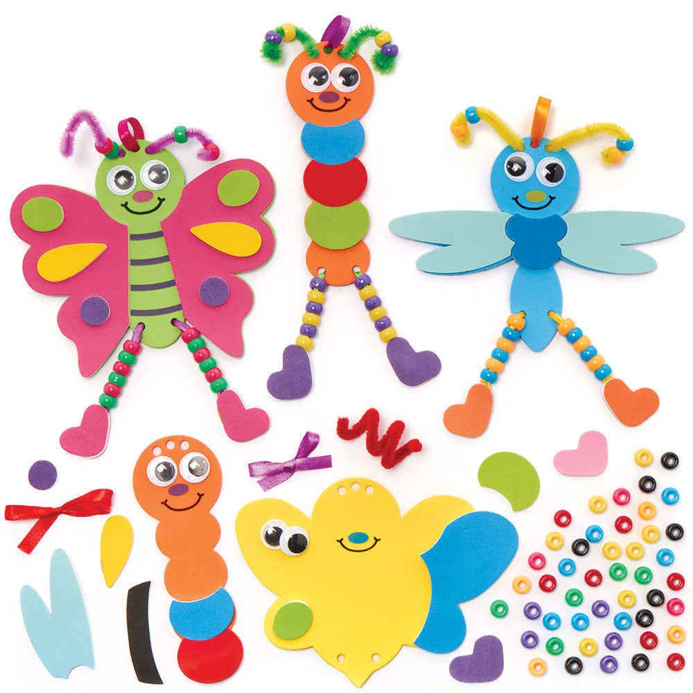 Insect Bug Dangly Legs Decoration Kits (Pack of 5) Decoration Craft Kits