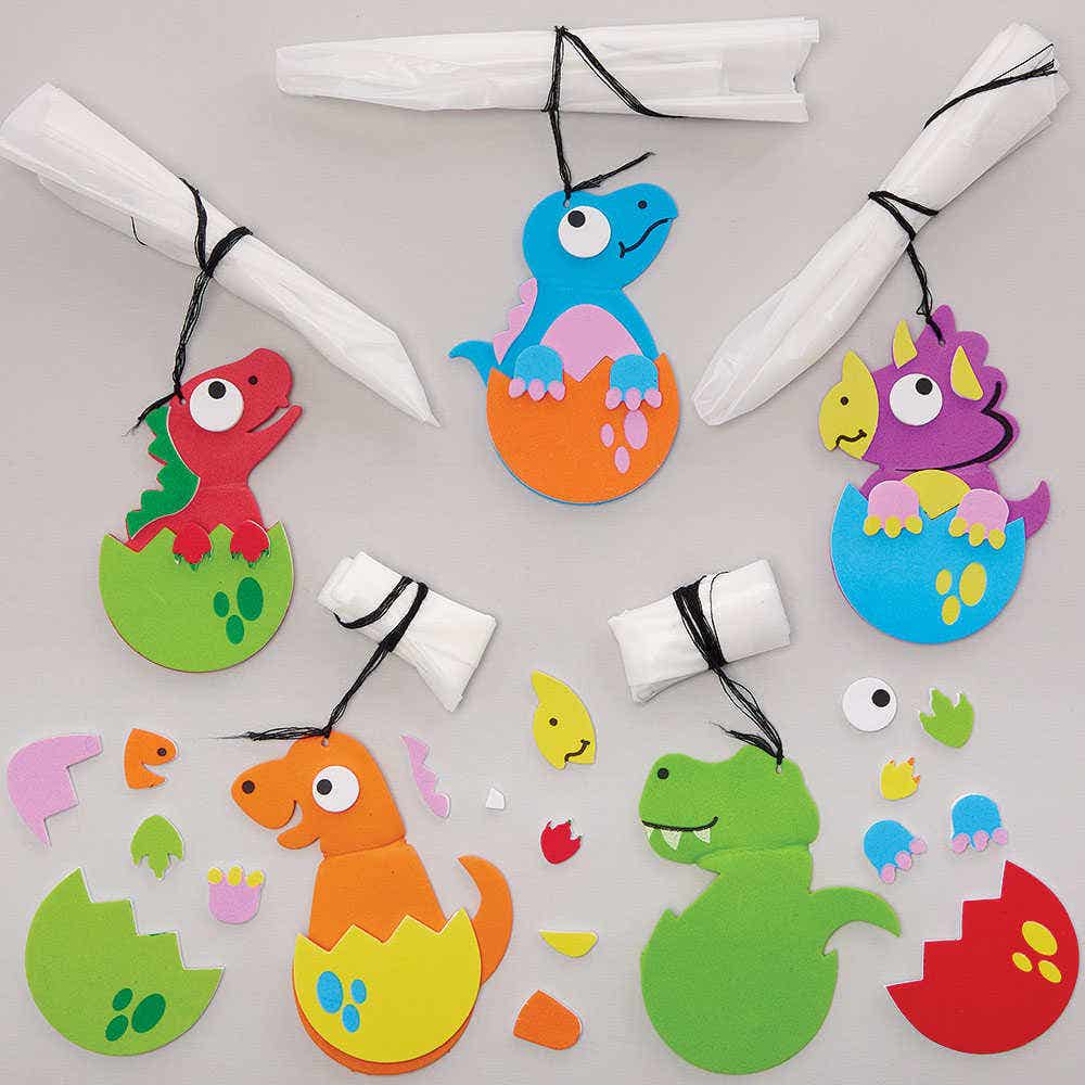Dinosaur Parachute Kits (Pack of 6) Pocket Money Toys