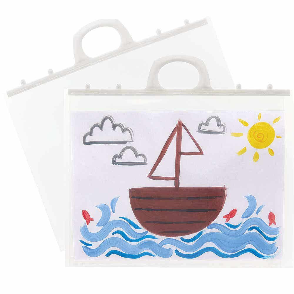 Clear Carry Case A3 (Pack of 2) Craft Storage