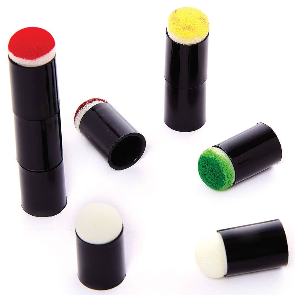Finger Sponge Dabbers (Pack of 10) Art Supplies, Art Materials