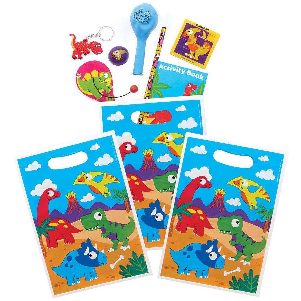 Dinosaur Party Loot Bags (Pack of 10) Party Bags