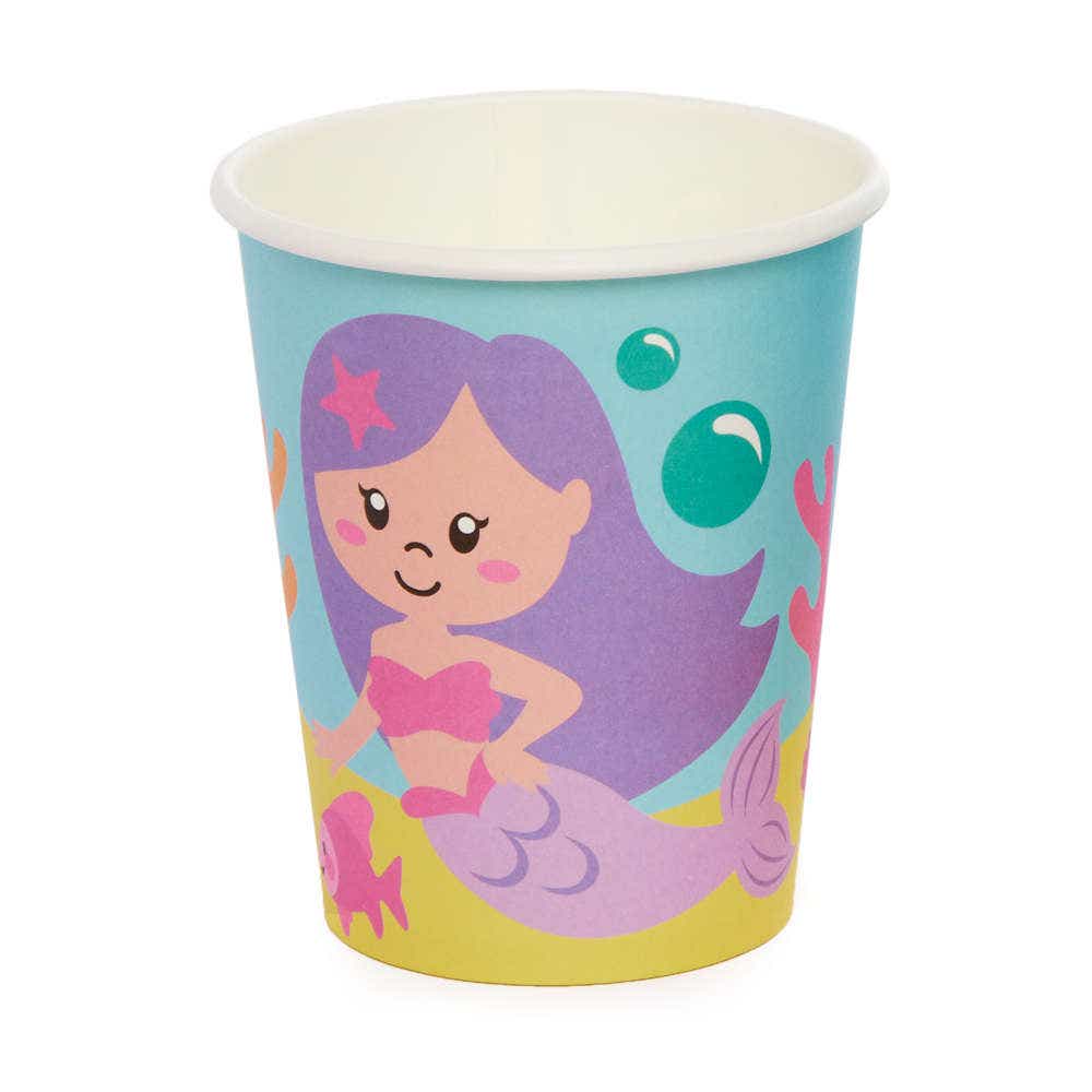 Magical Mermaid Party Cups  (Pack of 10) Party Tableware