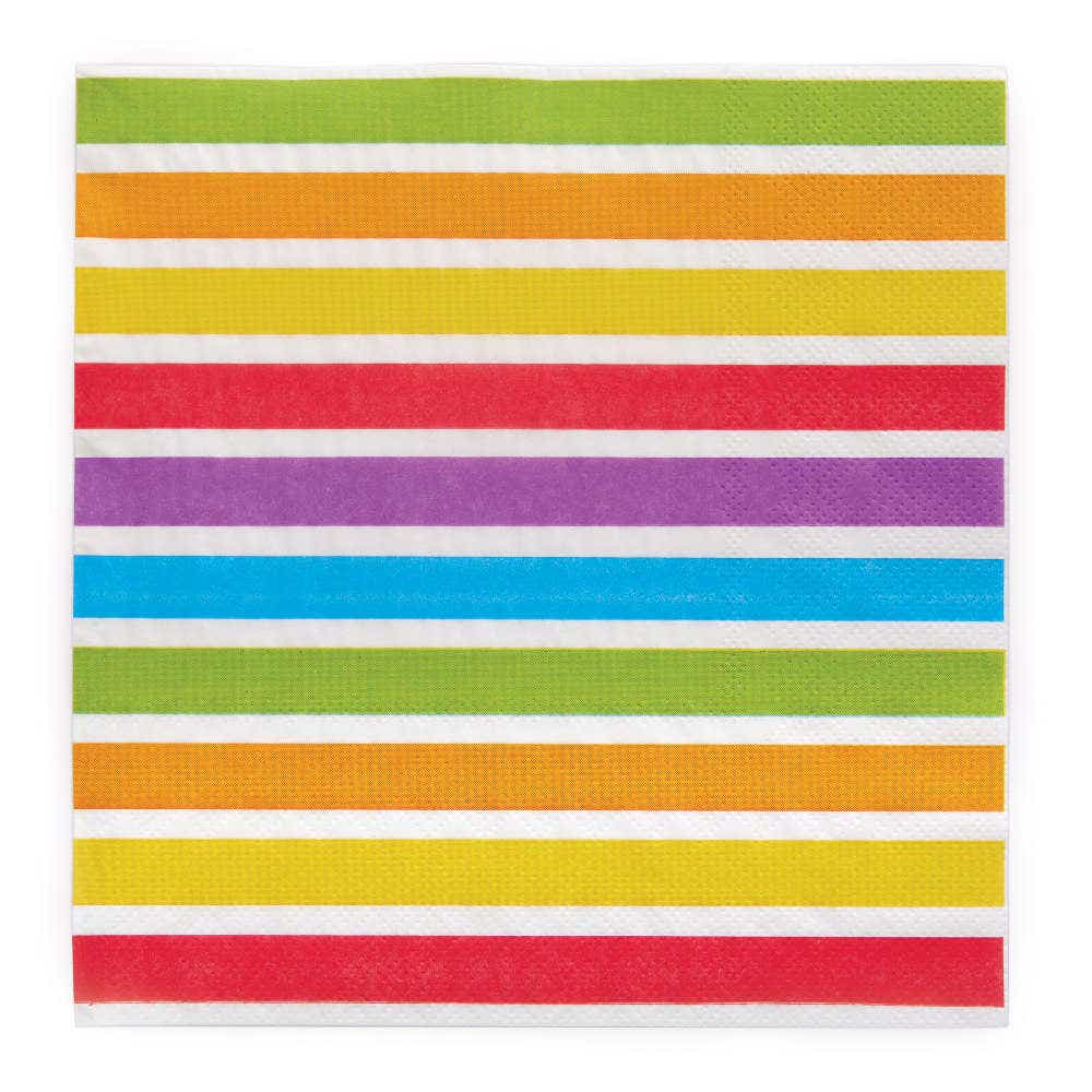 Rainbow Party Napkins (Pack of 20) Party Tableware