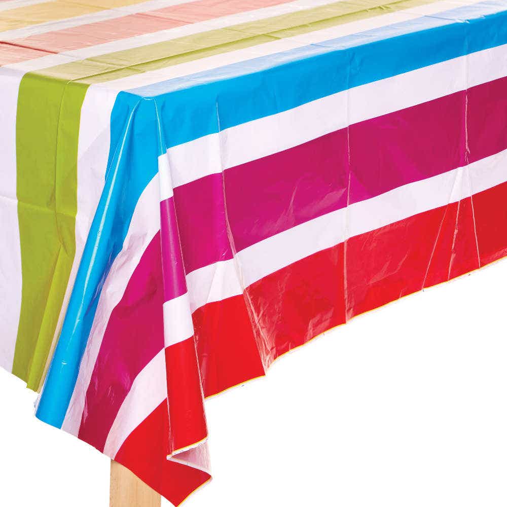 Rainbow Party Table Cover (Each) Party Tableware