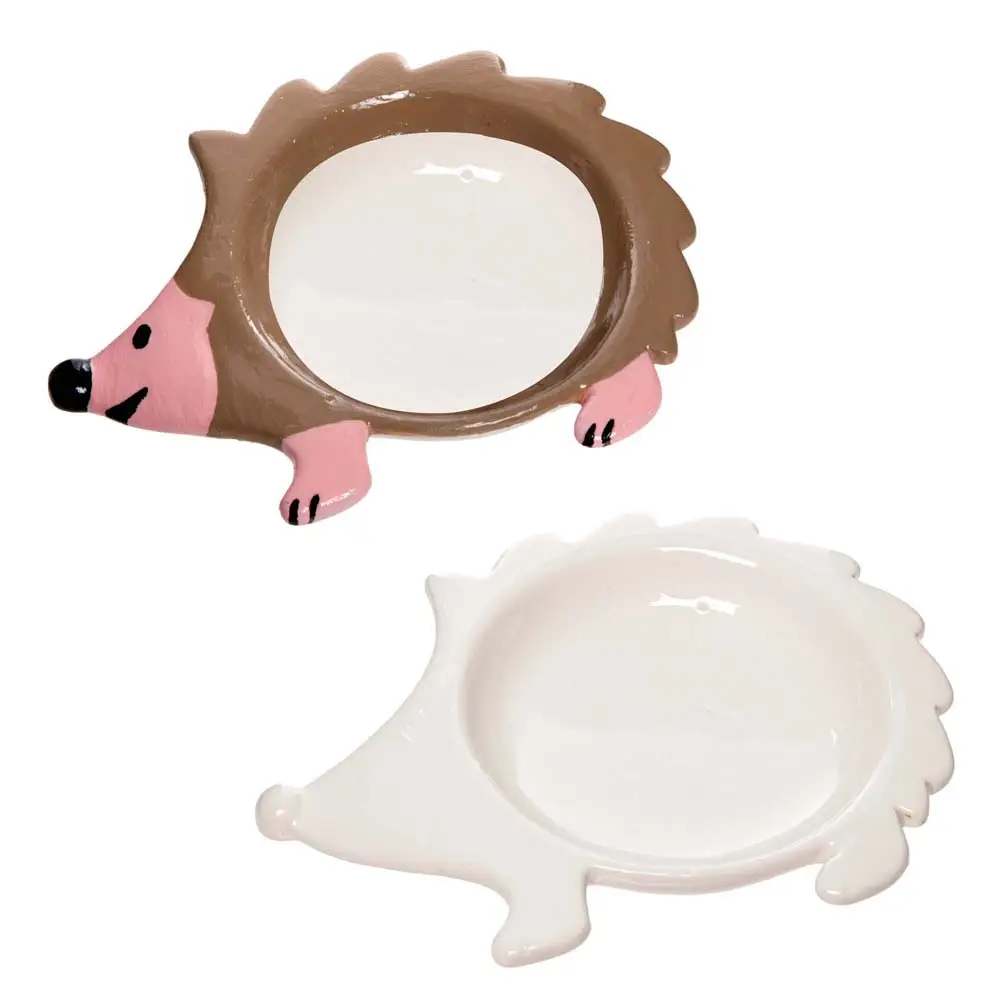 Hedgehog Porcelain Feeders (Pack of 2) Nature Craft Kits