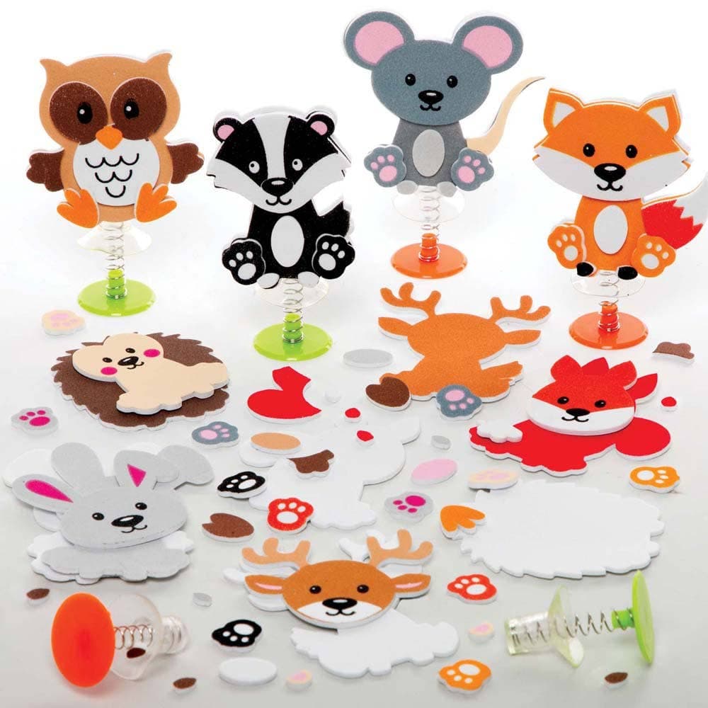 Woodland Animal Jump-up Kits (Pack of 8) Pocket Money Toys
