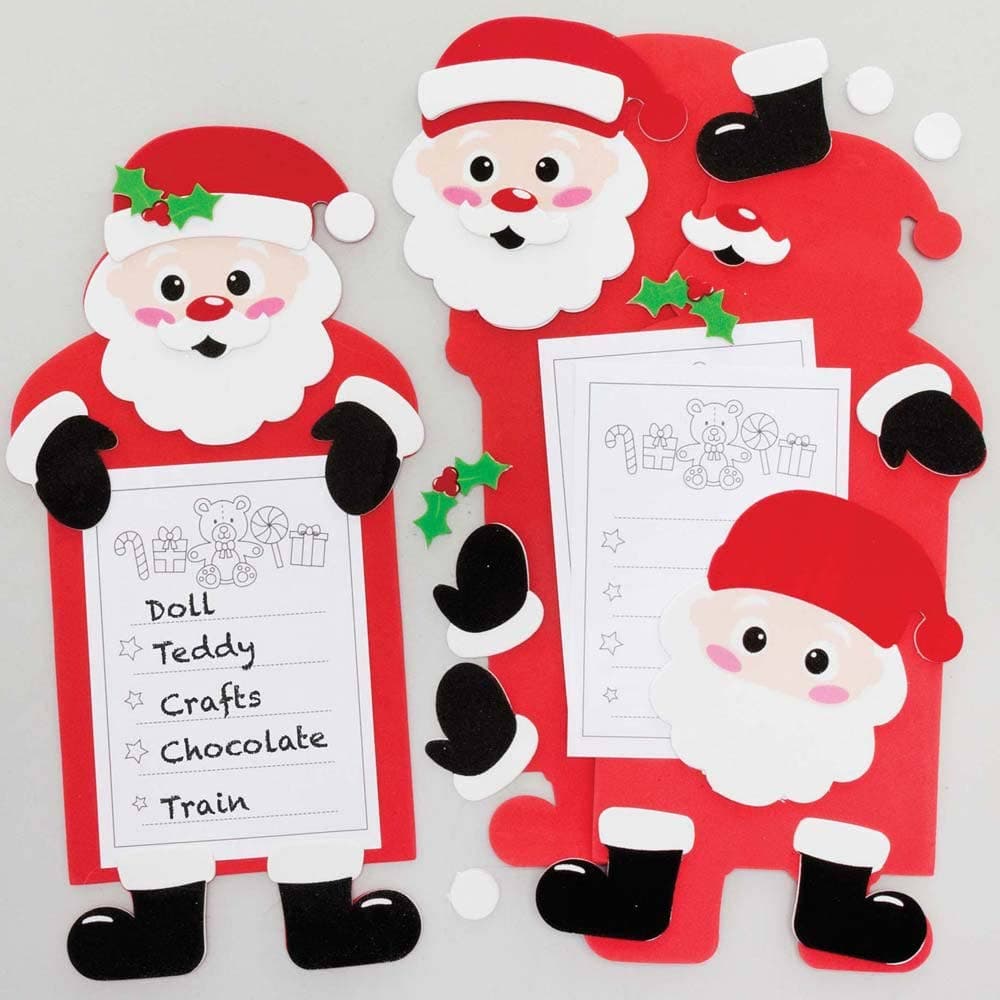 List for Santa Kits (Pack of 4) Christmas Toys