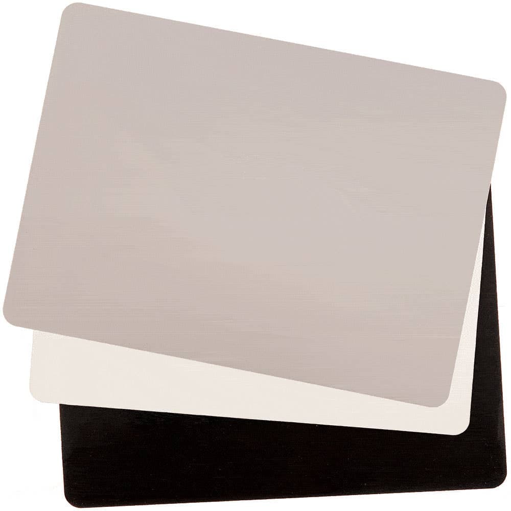 Silicone Craft Mats (Pack of 3) 3 assorted colours - Black, White & Grey, Size 30cm x 40cm