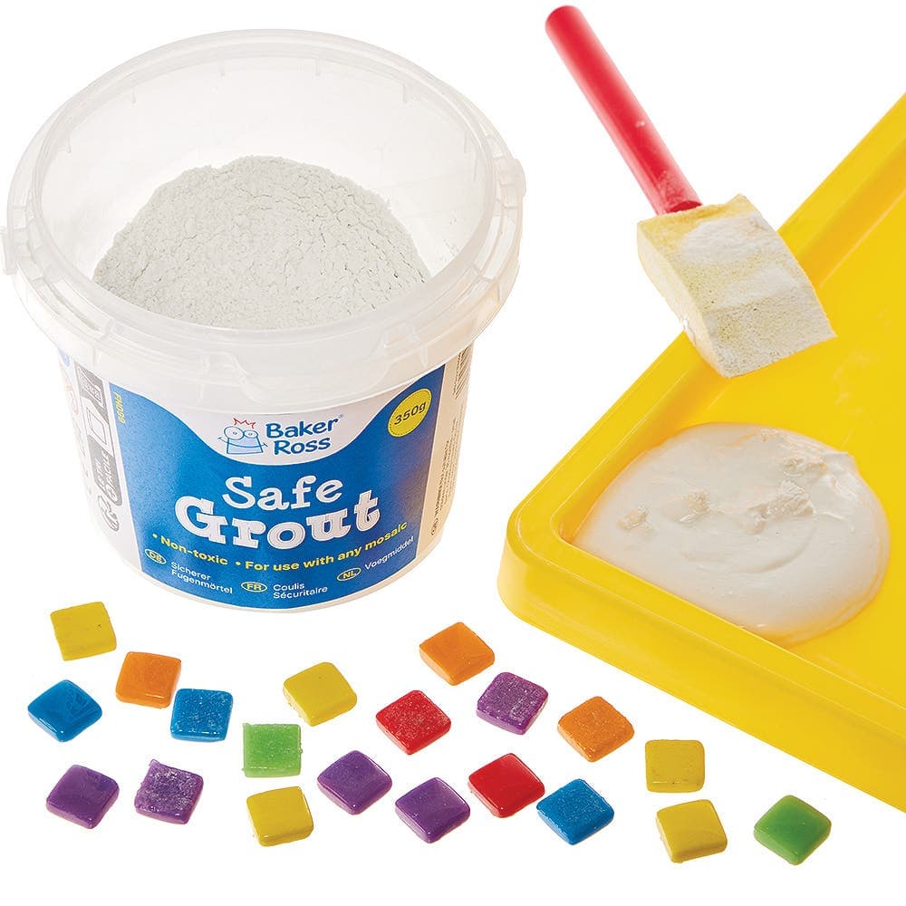 Safe Grout (Each tub) 350g Per Tub, Mix With Water, Mosaic Crafts, Art Supplies
