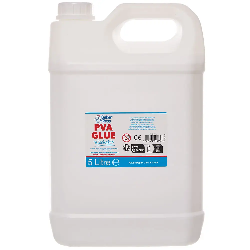 Washable PVA Glue 5 Litres (Each)