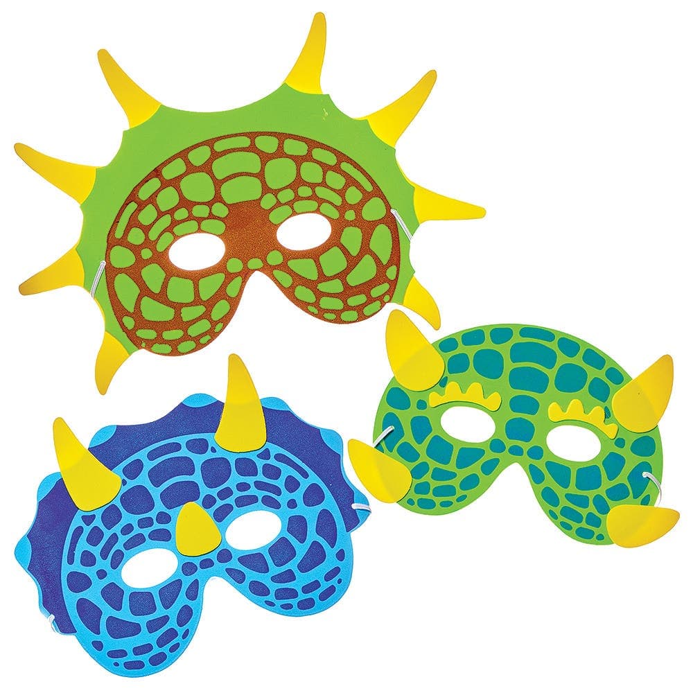 Dinosaur Foam Masks (Pack of 6)