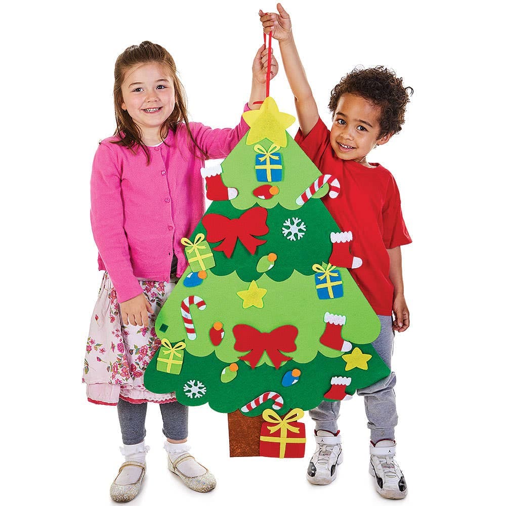 Giant Christmas Tree Felt Wall Hanging (Each)