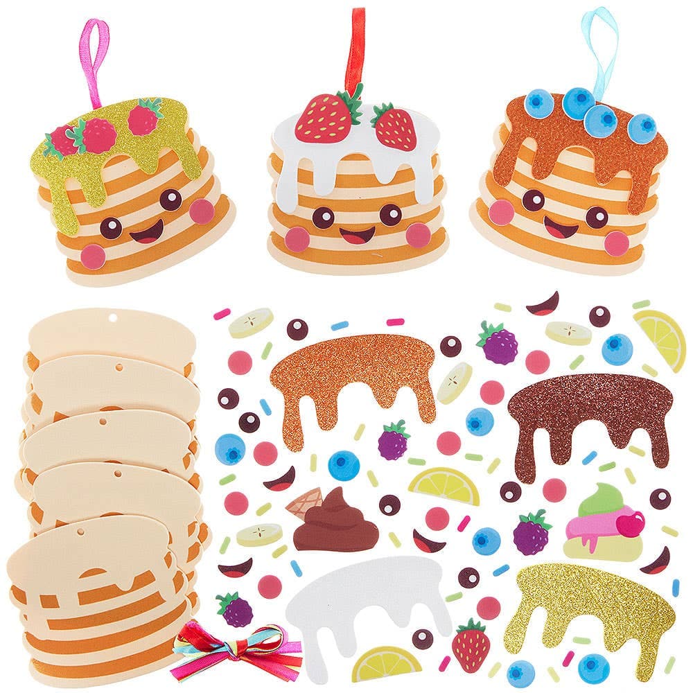 Pancake Mix & Match Decoration Kits (Pack of 8)