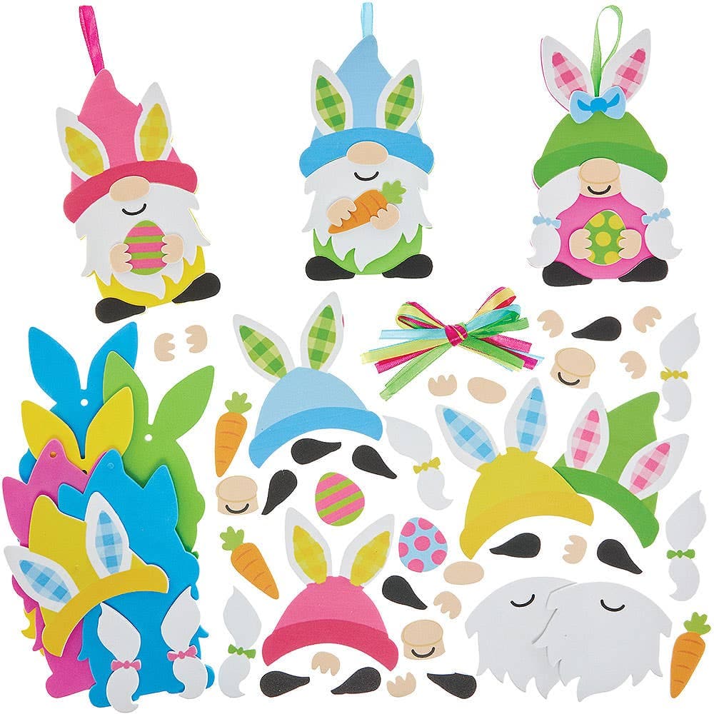 Easter Gonk Mix & Match Decoration Kits (Pack of 8)