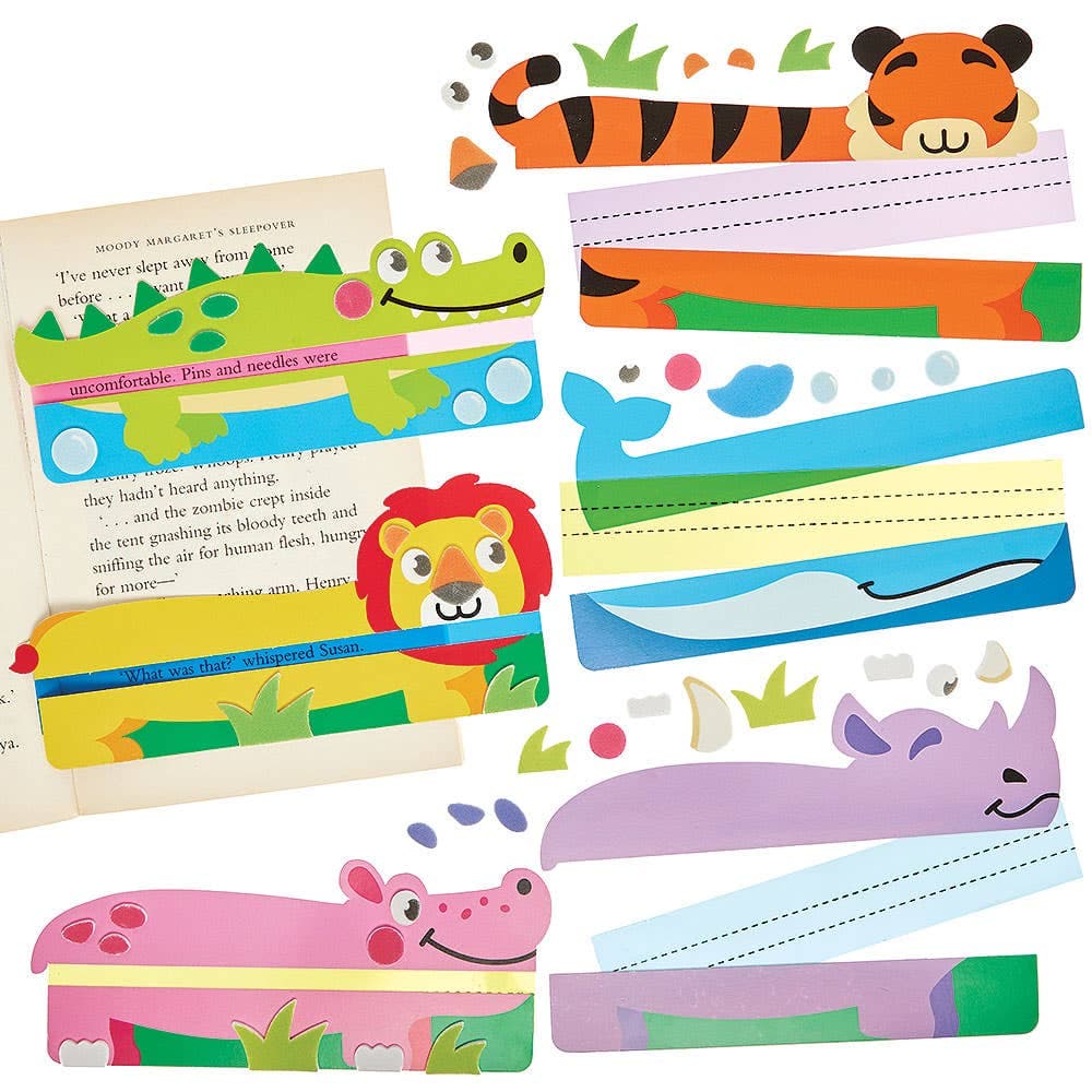 Animal Guided Reading Highlight Bookmark Kits (Pack of 6)