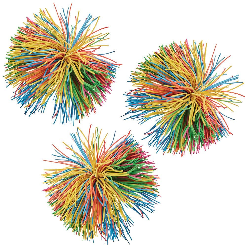 Pom Pom Sensory Balls (Pack of 5)