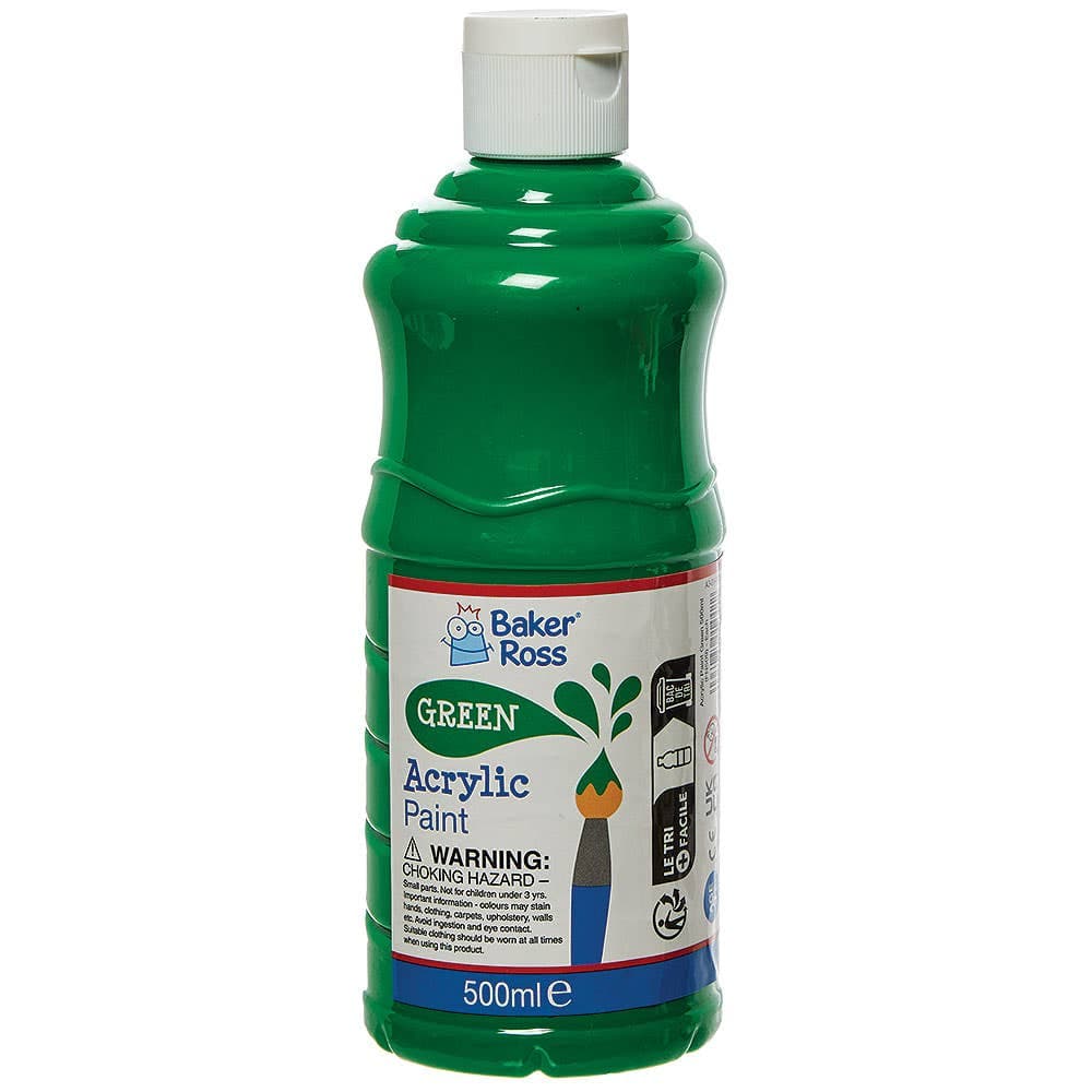 Green Acrylic Paint 500ml (Each) Green