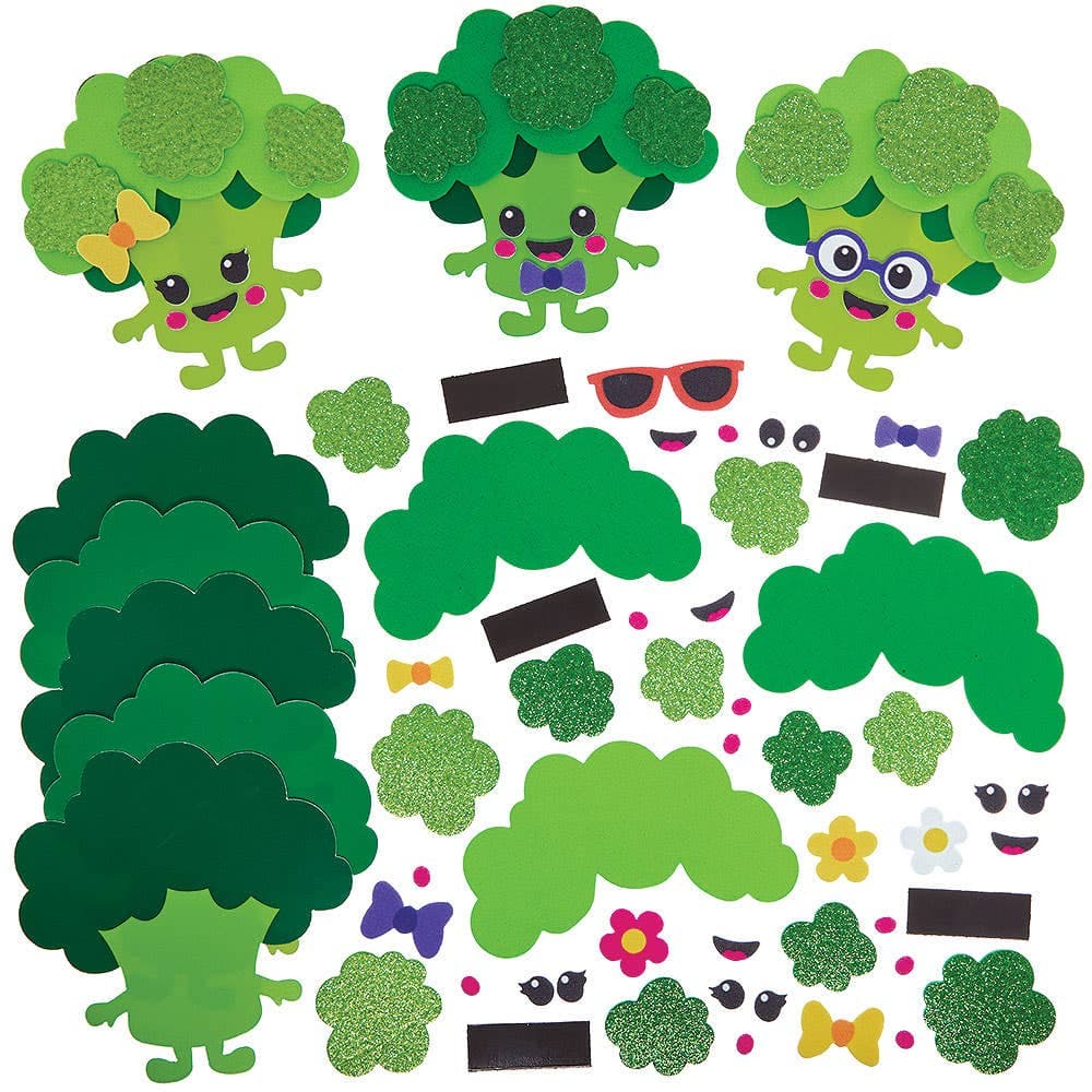 Broccoli Mix & Match Magnet Kits (Pack of 8)