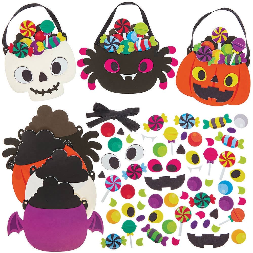 Halloween Trick or Treat Decoration Kits (Pack of 8)