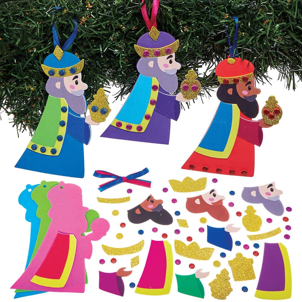 Three Wise Men Mix & Match Decoration Kits (Pack of 6)