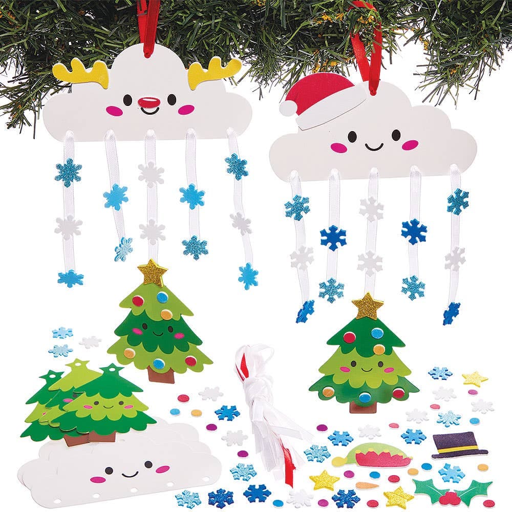 Christmas Snow Cloud Mix & Match Decoration Kits (Pack of 5)