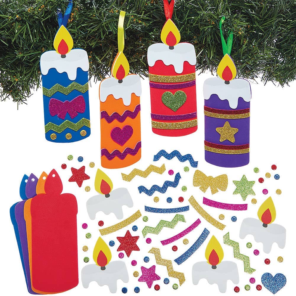 Candles Mix & Match Decoration Kits (Pack of 8)