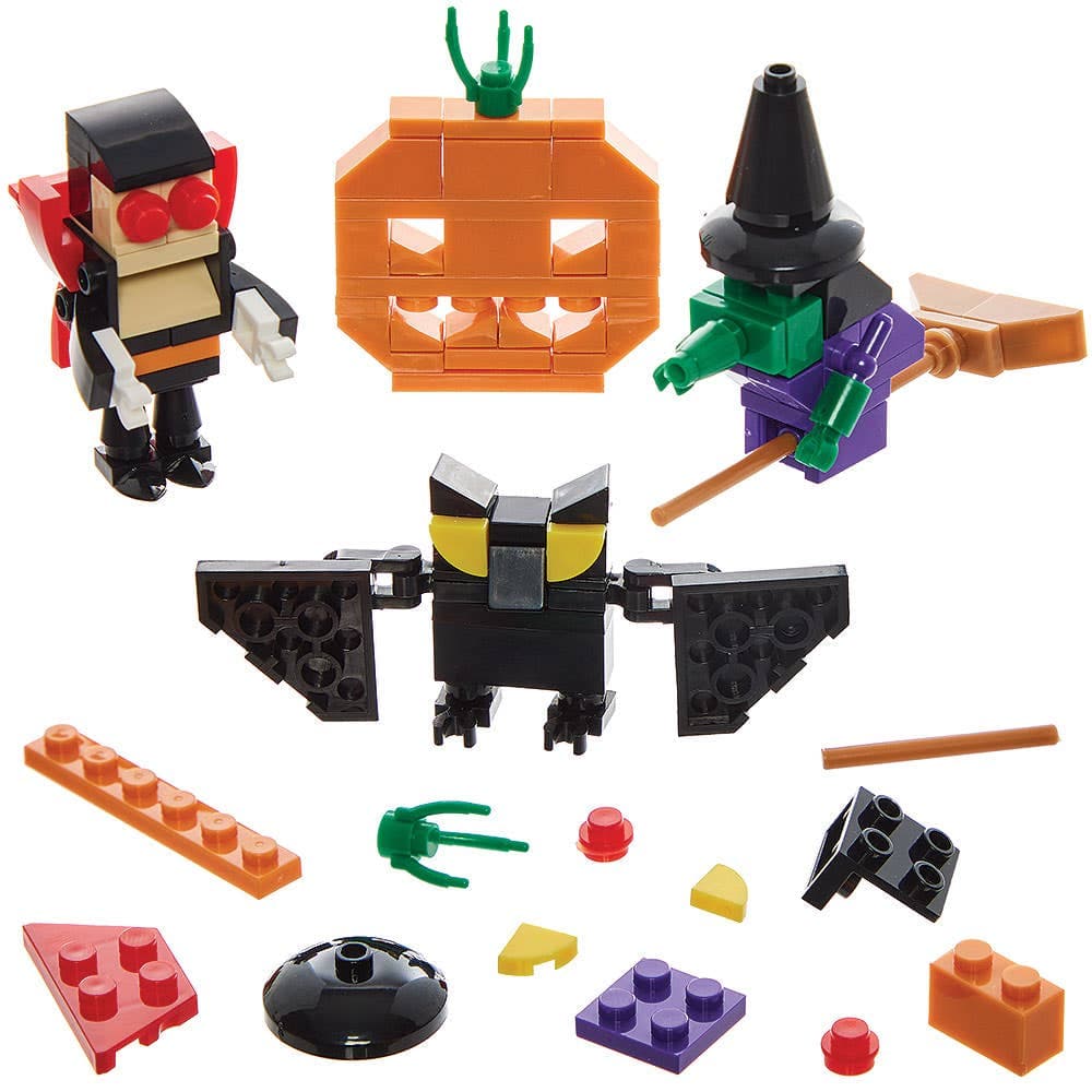 Halloween Building Brick Kits (Pack of 4)