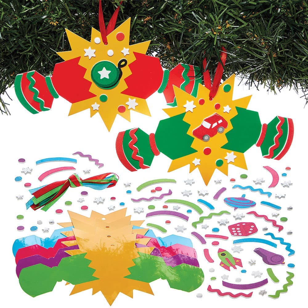 Christmas Cracker Mix & Match Decoration Kits (Pack of 6)