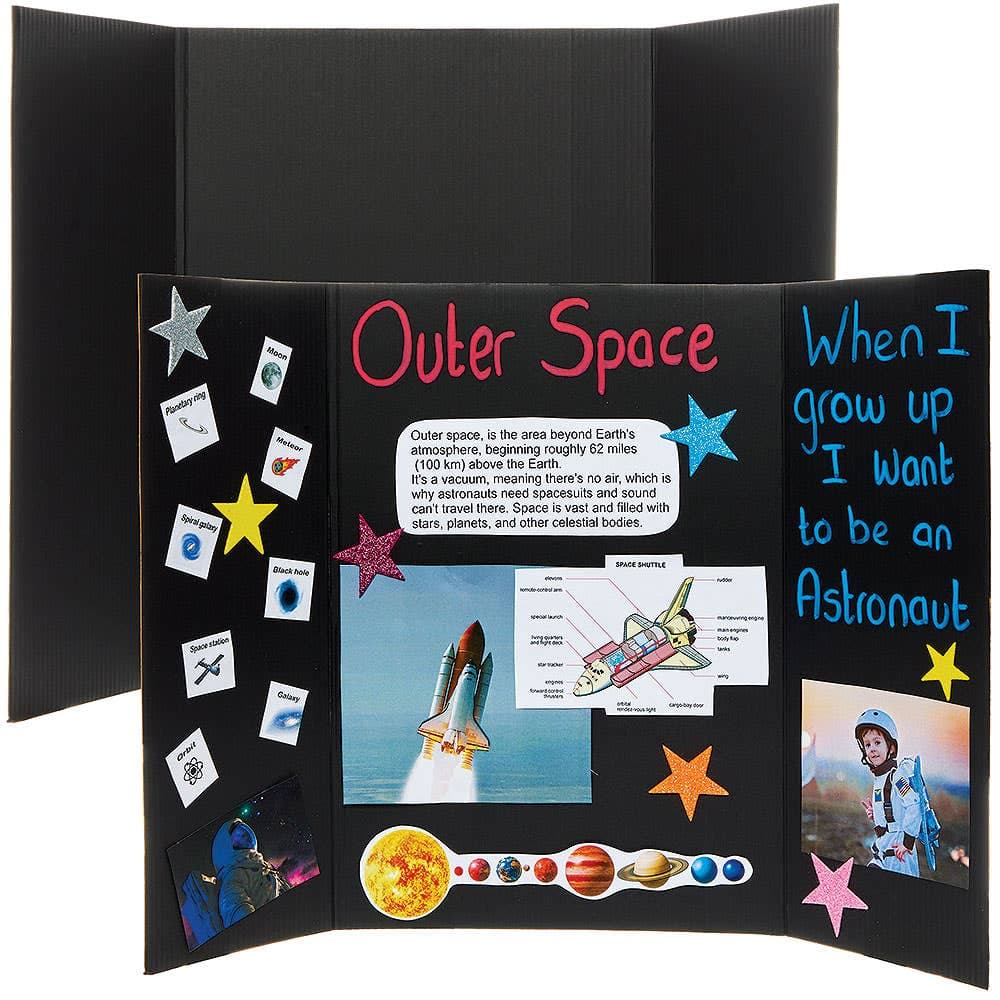 Small Black Presentation Boards (Pack of 4)