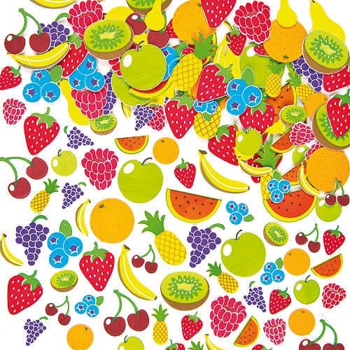 Fruit Foam Stickers (Pack of 120) Stickers