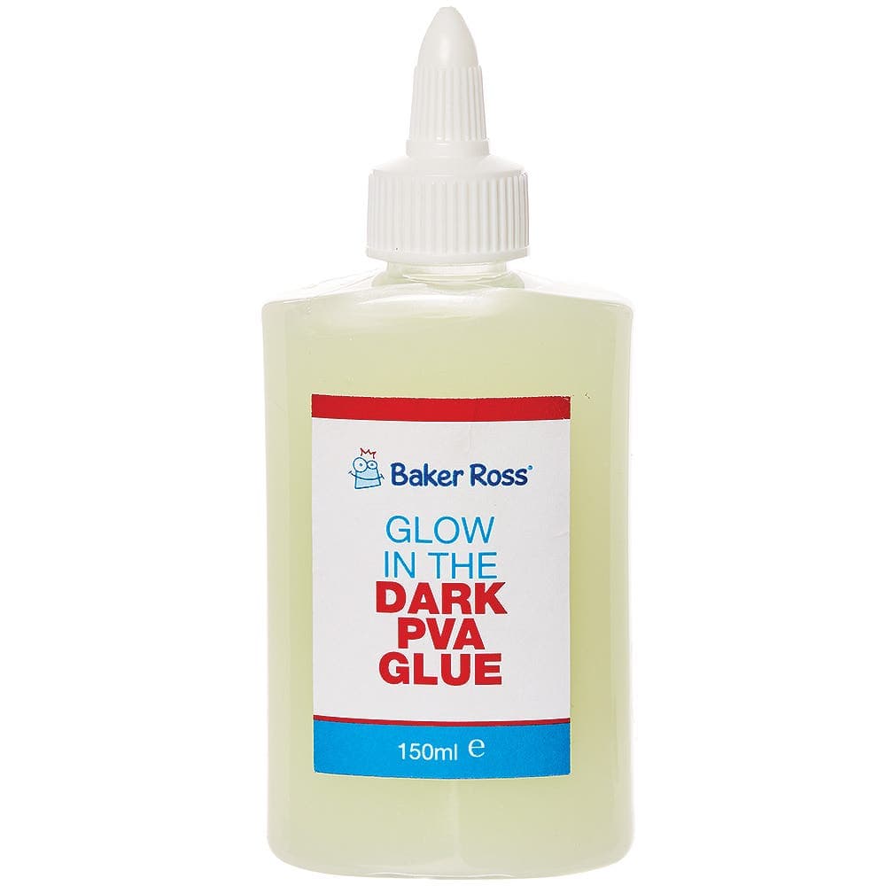 Glow in the Dark PVA Glue 150ml (Each) Glues & Adhesives