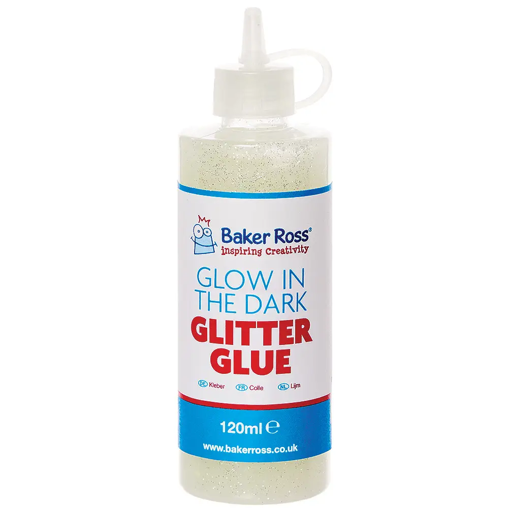 Glow in the Dark Glitter Glue (Each) Glues & Adhesives