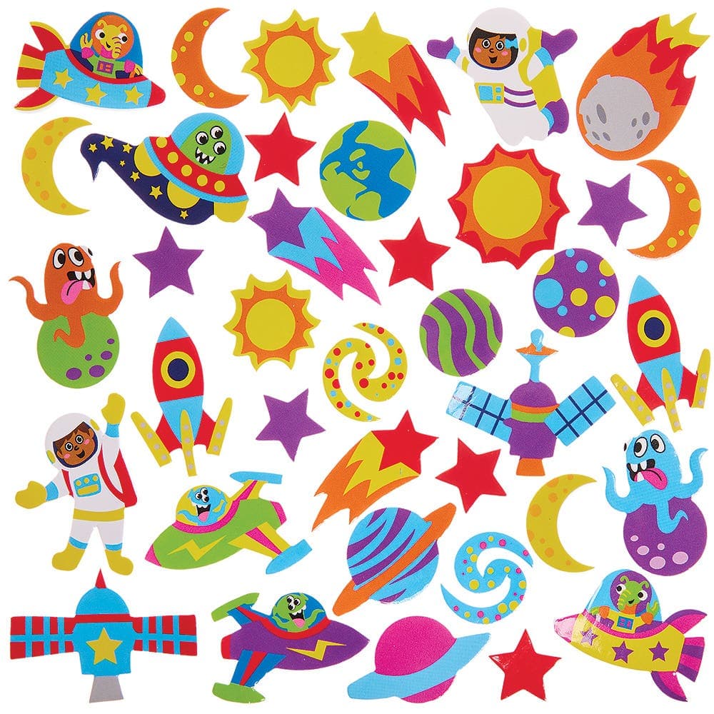 Solar System Foam Stickers (Pack of 100) Stickers