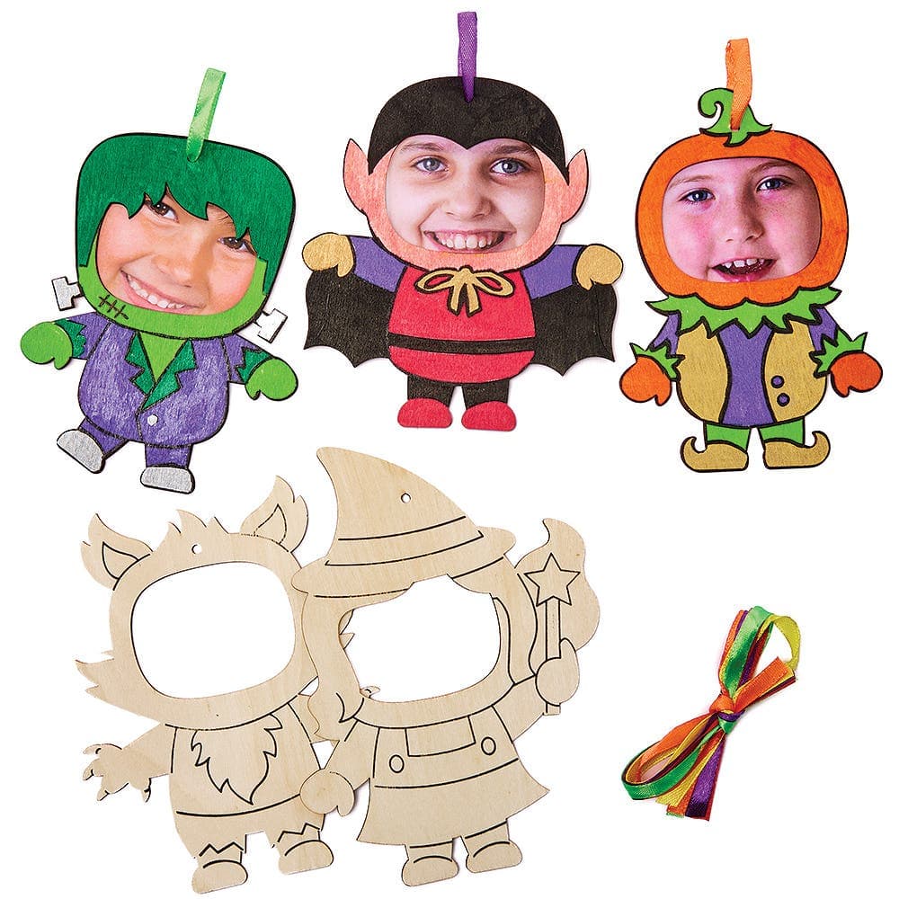 Halloween Wooden Photo Frames (Pack of 10) Halloween Crafts