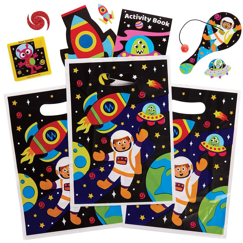 Solar System Party Loot Bags (Pack of 10) Party Bags